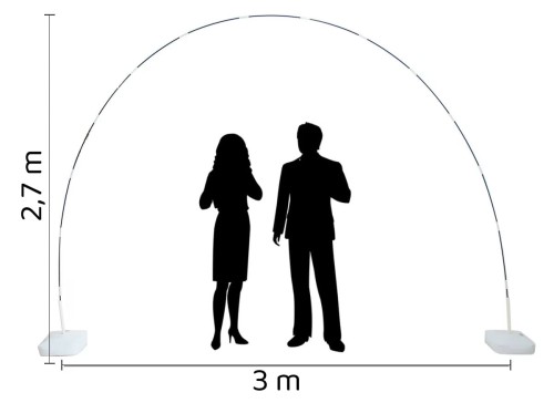 Łuk stelaż do balonów girlanda stojak ścianka do zdjęć na urodziny wesele