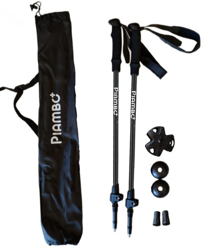 Kijki dla dzieci do nordic walking chodzenia w góry trekkingowe  – lekkie aluminiowe 95–145 cm