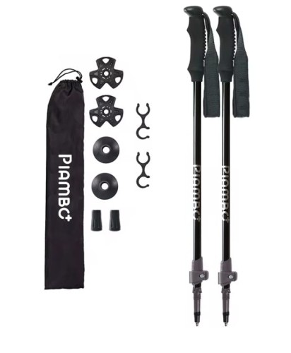 Kijki dla dzieci do nordic walking chodzenia w góry trekkingowe  – lekkie aluminiowe 95–145 cm