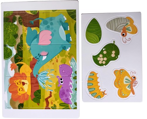 Książeczka z rzepami busy book dla dzieci edukacyjna zwierzątka