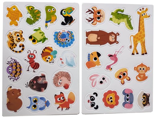 Książeczka z rzepami busy book dla dzieci edukacyjna zwierzątka