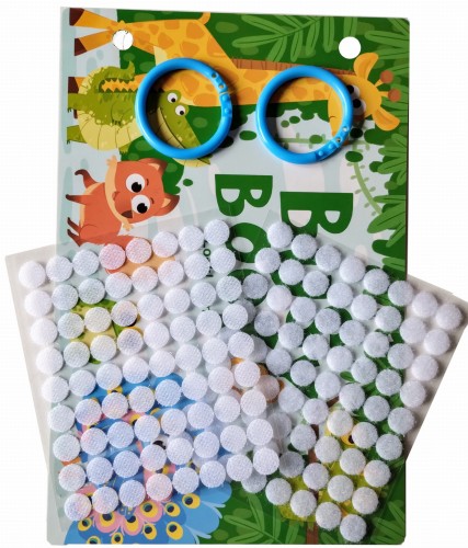 Książeczka z rzepami busy book dla dzieci edukacyjna zwierzątka