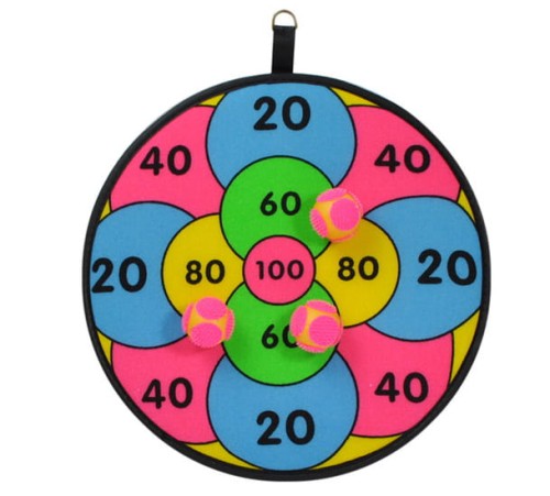 Tarcza rzutki na rzepy z piłeczkami