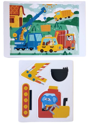 Książeczka z rzepami busy book dla dzieci edukacyjna pojazdy