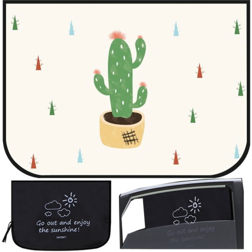 Osłonka samochodowa przeciwsłoneczna roleta na szybę samochodu ochrona UV na magnes dla dzieci