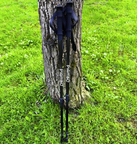 Kijki dla dzieci do nordic walking chodzenia w góry trekkingowe  – lekkie aluminiowe 95–145 cm