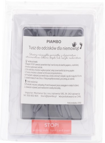 Odcisk rączki stópki dla dziecka zestaw pamiątkowy do odcisków dla niemowląt