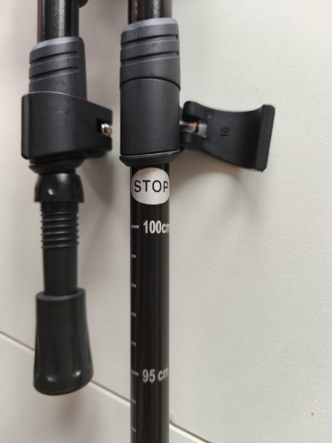 Kijki dla dzieci do nordic walking chodzenia w góry trekkingowe  – lekkie aluminiowe 95–145 cm