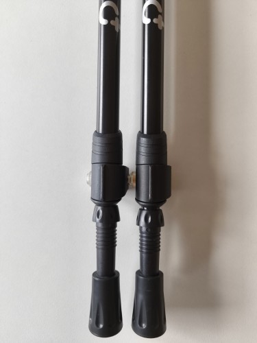 Kijki dla dzieci do nordic walking chodzenia w góry trekkingowe  – lekkie aluminiowe 95–145 cm