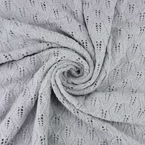 Kocyk otulacz bawełniany dla dzieci z lekkim splotem 80x100 cm