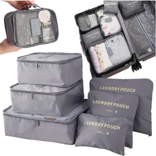 Organizer podróżny do walizki torby szafy na ubrania 6 szt.