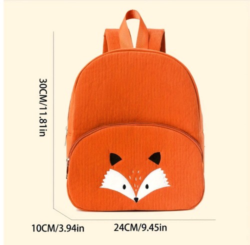 Plecak plecaczek do przedszkola żłobka na wycieczkę dziecięcy lis