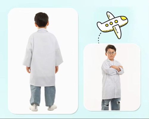 Fartuszek fartuch do laboratorium laboratoryjny dla dziecka