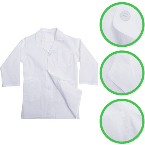Fartuszek fartuch do laboratorium laboratoryjny dla dziecka