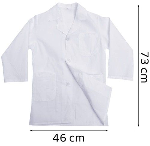 Fartuszek fartuch do laboratorium laboratoryjny dla dziecka