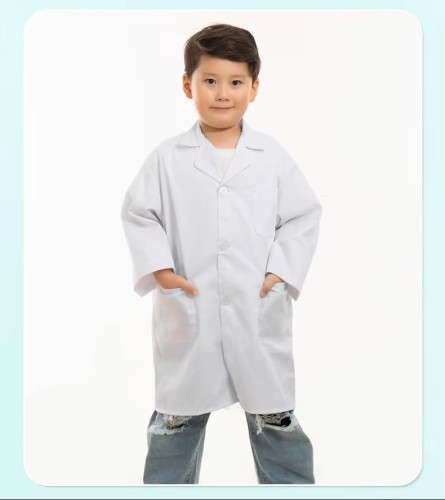Fartuszek fartuch do laboratorium laboratoryjny dla dziecka