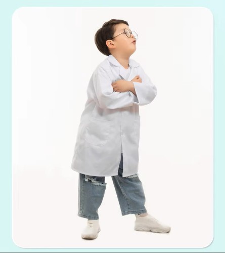 Fartuszek fartuch do laboratorium laboratoryjny dla dziecka