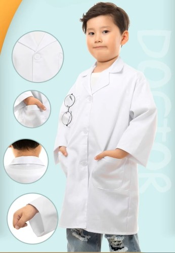 Fartuszek fartuch do laboratorium laboratoryjny dla dziecka