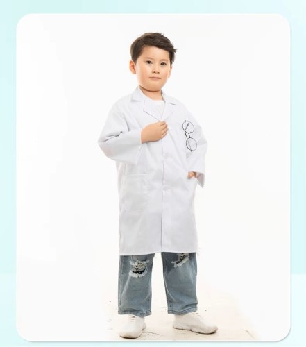Fartuszek fartuch do laboratorium laboratoryjny dla dziecka