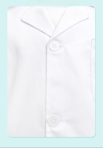 Fartuszek fartuch do laboratorium laboratoryjny dla dziecka