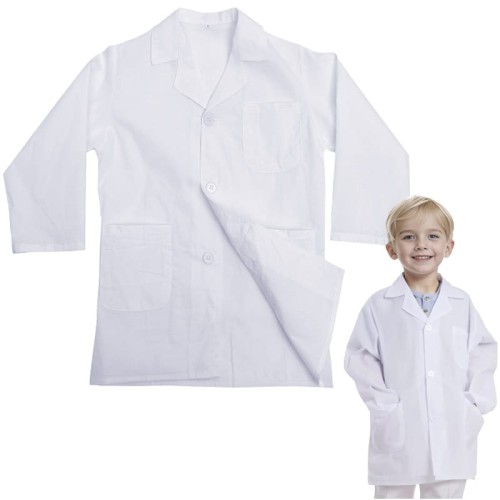 Fartuszek fartuch do laboratorium laboratoryjny dla dziecka