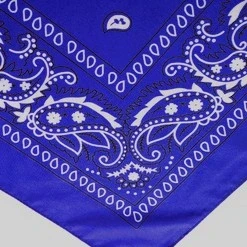 Bandana chustka apaszka niebieska 55x55 cm