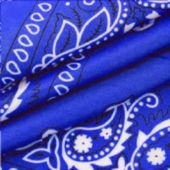 Bandana chustka apaszka niebieska 55x55 cm