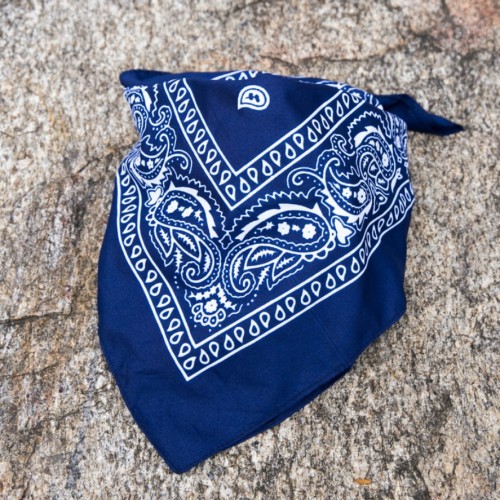 Bandana chustka apaszka niebieska 55x55 cm