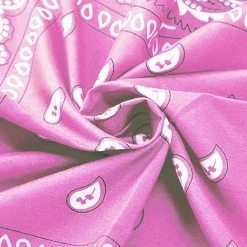 Bandana chustka apaszka różowa 55x55 cm