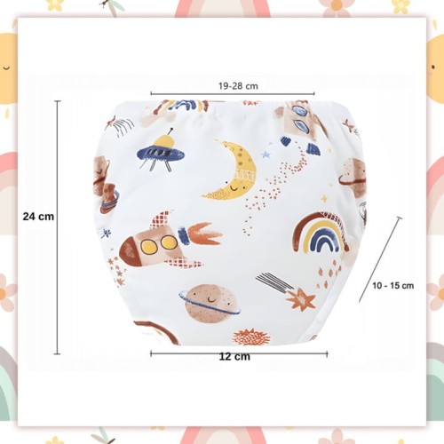 Majtki pieluchy treningowe do nauki sikania bawełniane 12-16 kg model 12