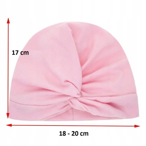 Czapka niemowlęca turban dla dziecka przejśiowa