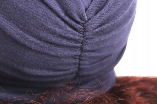 Czapka niemowlęca turban dla dziecka przejśiowa granat