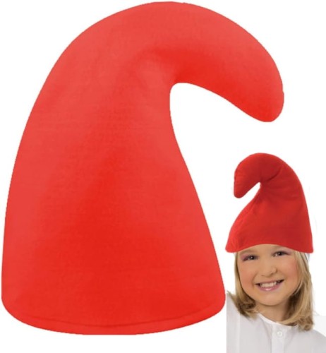 Czapka krasnala czerwona