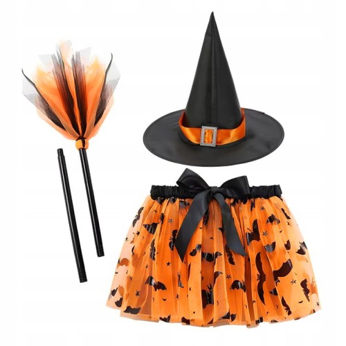Kostium czarownica wiedźma strój na Andrzejki haloween przebranie 3 el