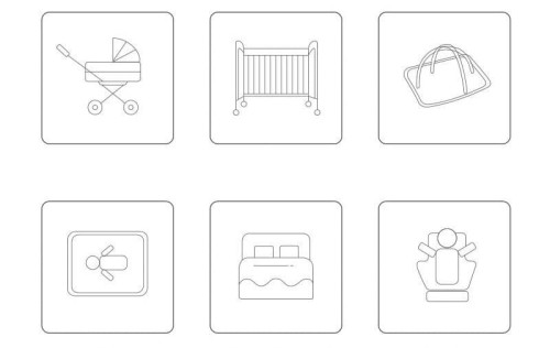 Podkład mata do przewijania dziecka w płatach wielorazowy dwustronny 50 x 70 cm (1)