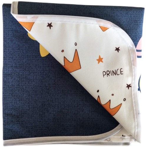 Podkład mata do przewijania dziecka w płatach wielorazowy dwustronny 50 x 70 cm (1)