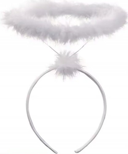 Kostium anioła aniołka dla dziecka – skrzydła i aureola 2 el