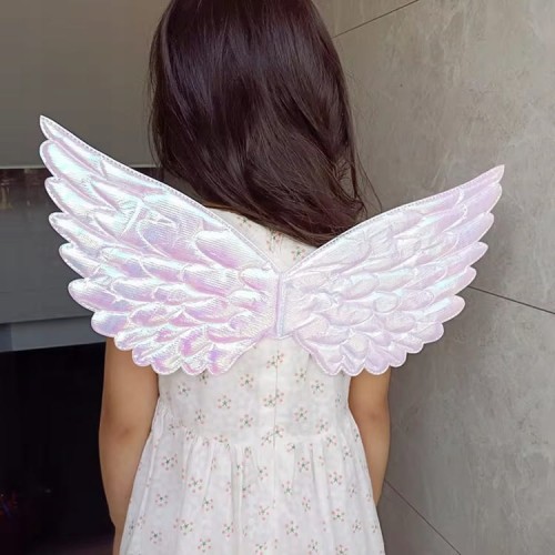 Kostium anioła aniołka dla dziecka – skrzydła i aureola 2 el