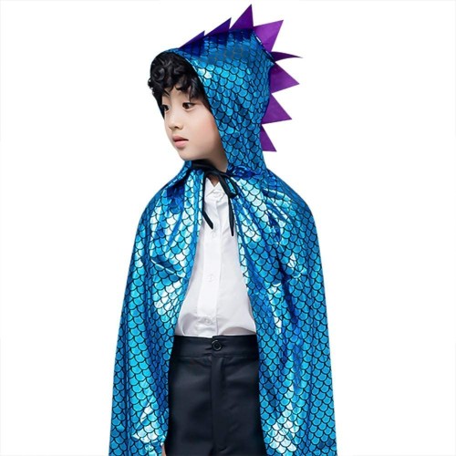 Strój Smoka Dinozaura dla dzieci – peleryna z kapturem