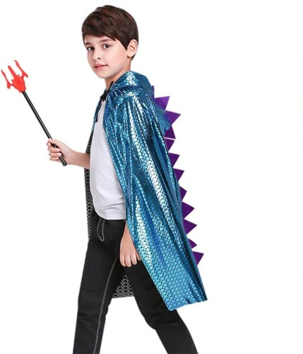 Strój Smoka Dinozaura dla dzieci – peleryna z kapturem