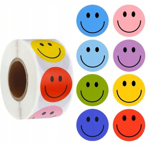 Naklejki motywacyjne dla dzieci – 500 sztuk 