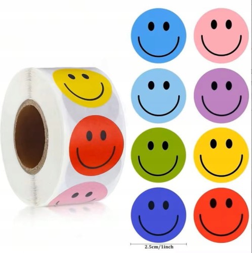 Naklejki motywacyjne dla dzieci – 500 sztuk 