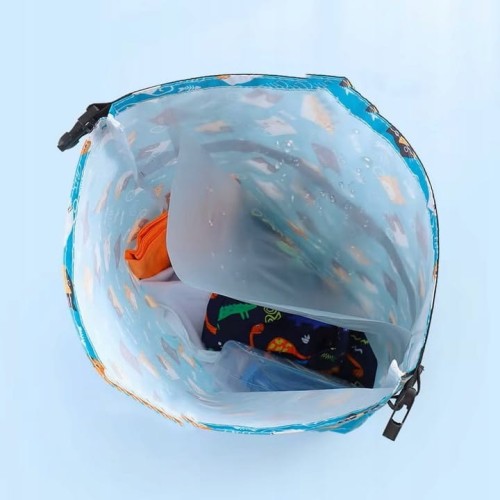 Plecak worek na basen sportowy dla dzieci piesek z okienkiem