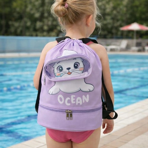 Szybko schnący plecak na basen PŁYWAK