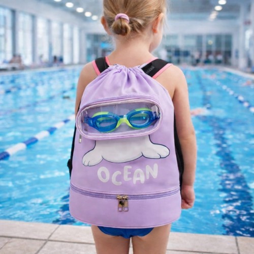 Szybko schnący plecak na basen PŁYWAK