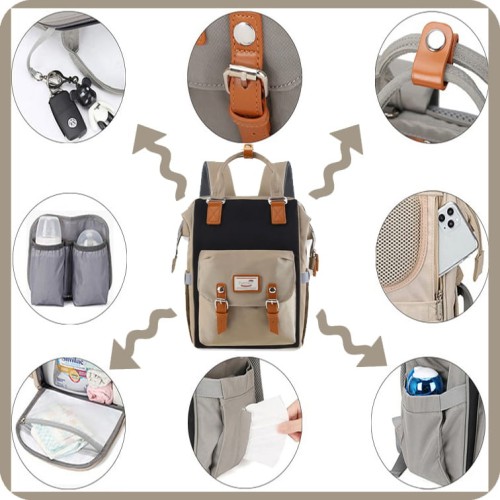 Torba do wózka plecak dla mamy i taty podróżny organizer