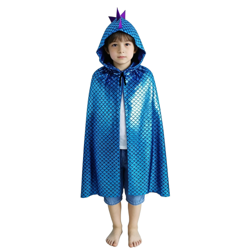 Strój Smoka Dinozaura dla dzieci – peleryna z kapturem