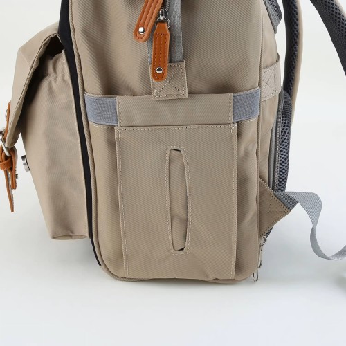 Plecak dla mamy i taty retro stylowy podróżny organizer do wózka