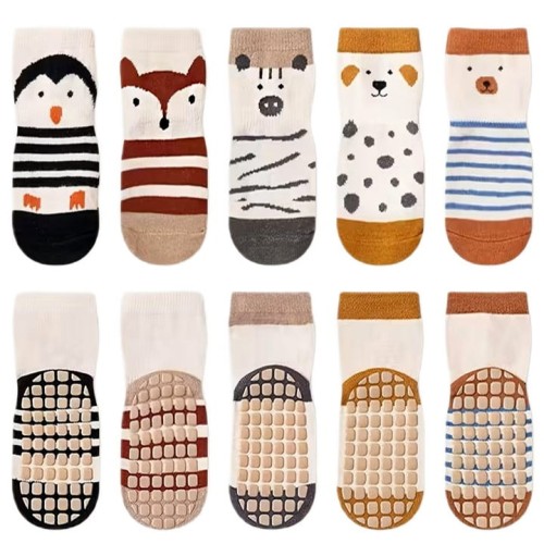 Skarpetki dziecięce ABS antypoślizgowe na trampoliny sale zabaw 5 par