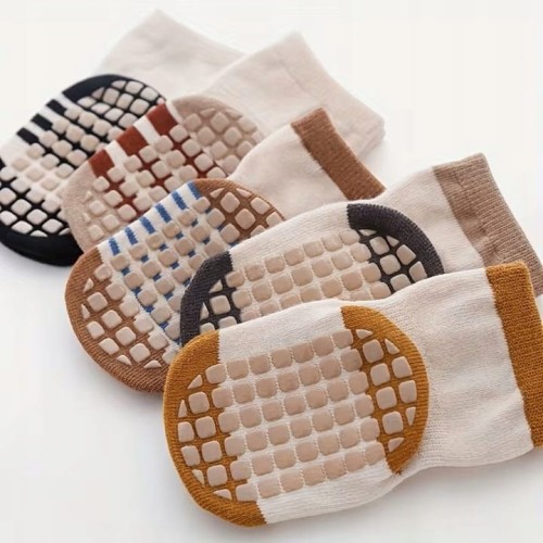 Skarpetki dziecięce ABS antypoślizgowe na trampoliny sale zabaw 5 par